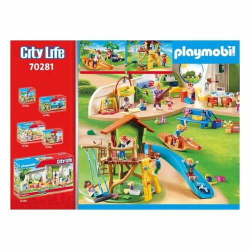 Playset City Life Adventure Playground Playmobil 70281 Legeplads (83 stk)