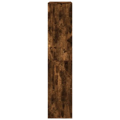 Rumdeler 100x33x155,5 cm konstrueret træ røget egetræsfarve