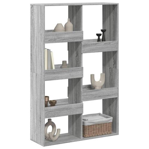 Rumdeler 100x33x155,5 cm konstrueret træ grå sonoma-eg