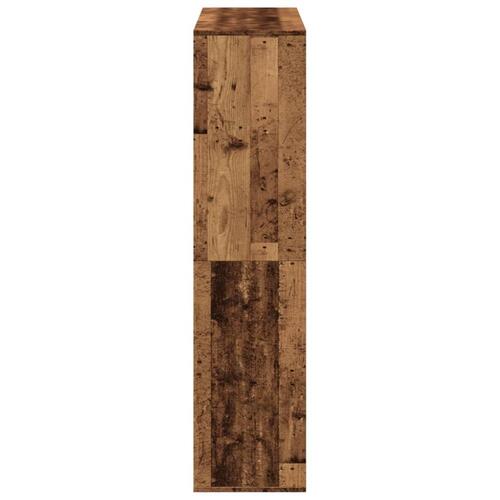 Rumdeler 100x33x135 cm konstrueret træ antikt træ
