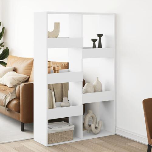 Rumdeler 100x33x155,5 cm konstrueret træ hvid