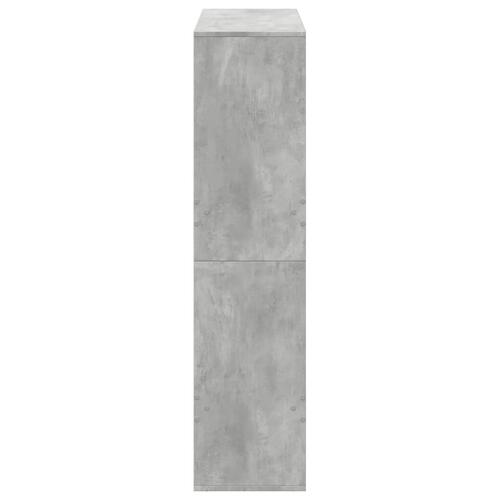 Rumdeler 100x33x135 cm konstrueret træ betongrå