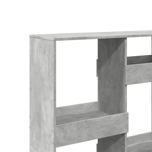 Rumdeler 100x33x135 cm konstrueret træ betongrå