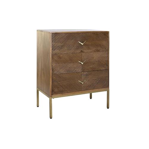 Kommode Metal Mangotræ (70 x 40 x 90 cm)