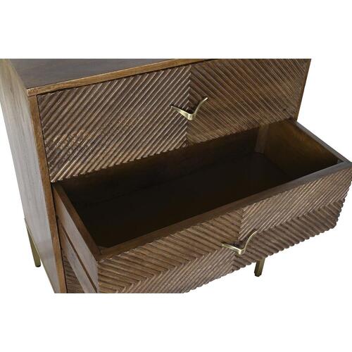 Kommode Metal Mangotræ (70 x 40 x 90 cm)