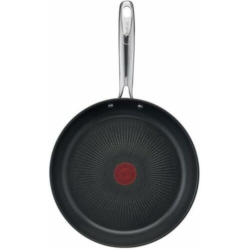Stegepande Tefal Sort Stål Rustfrit stål Ø 28 cm (2 enheder)