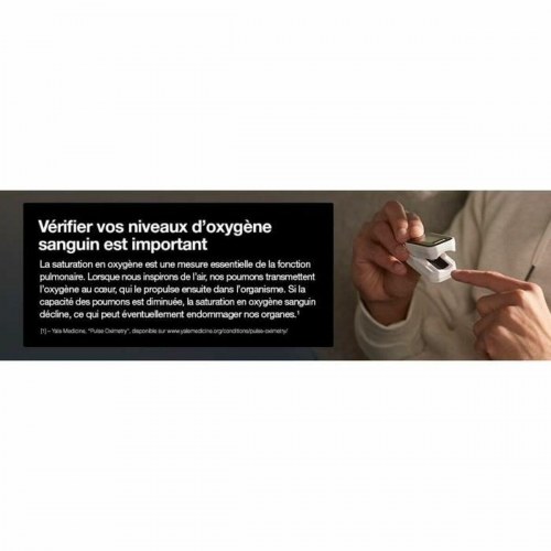 Braun YK-81CEU pulsoximeter - iltmætning og puls, hvid/sort