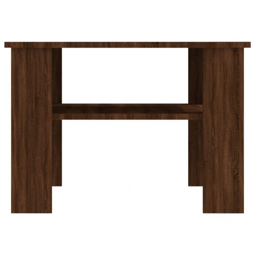 Sofabord 60 × 60 × 42 cm i konstrueret træ - brun egetræsfarve