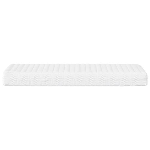 Skummadras 90x210 cm hårdhed H2 H3 hvid