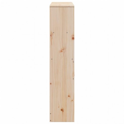Sengegavl med opbevaring 100 cm massivt fyrretræ