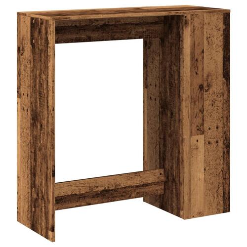 Barbord m. stativer 101x40x103,5 cm konstrueret træ gammelt træ