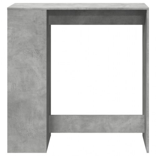 Barbord med opbevaring 101 x 40 x 103,5 cm - betongrå