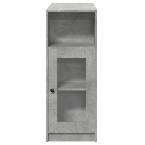 Barbord med opbevaring 101 x 40 x 103,5 cm - betongrå