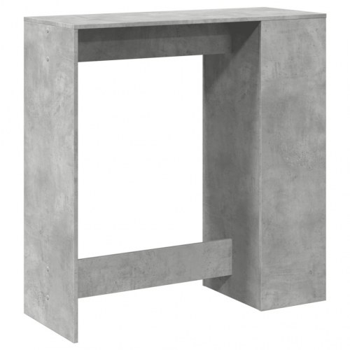 Barbord med opbevaring 101 x 40 x 103,5 cm - betongrå