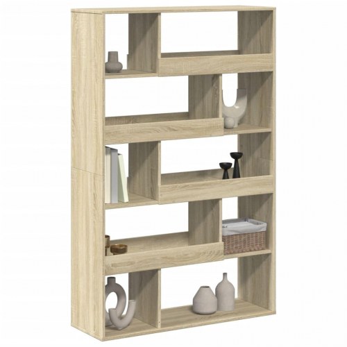 Rumdeler med 10 hylder - sonoma-eg, 100 x 33 x 156,5 cm