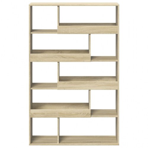 Rumdeler med 10 hylder - sonoma-eg, 100 x 33 x 156,5 cm