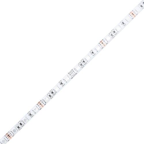 Sofabord med Infinity LED-lys 116x69x40 cm hvid