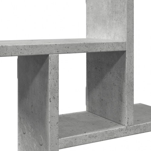 Væghylder 2 stk. 38×12×38 cm i konstrueret træ - betongrå