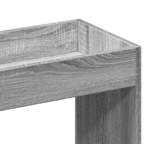 Højskab 63 x 33 x 180 cm i konstrueret træ - grå sonoma-eg