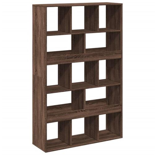 Rumdeler 100x33x156,5 cm konstrueret træ brun egetræsfarve