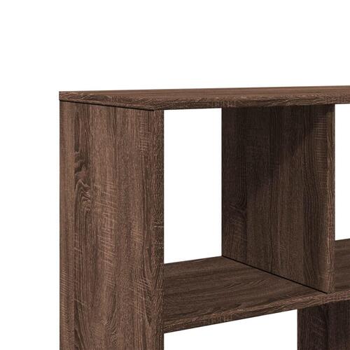 Rumdeler 100x33x156,5 cm konstrueret træ brun egetræsfarve