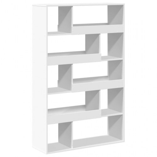 Rumdeler med 10 hylder - hvid, 100 x 33 x 156,5 cm