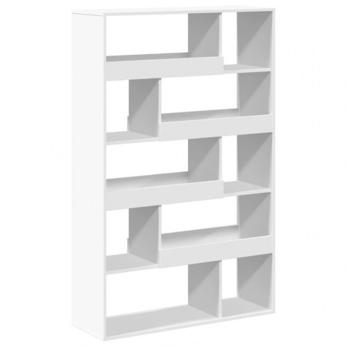 Rumdeler med 10 hylder - hvid, 100 x 33 x 156,5 cm