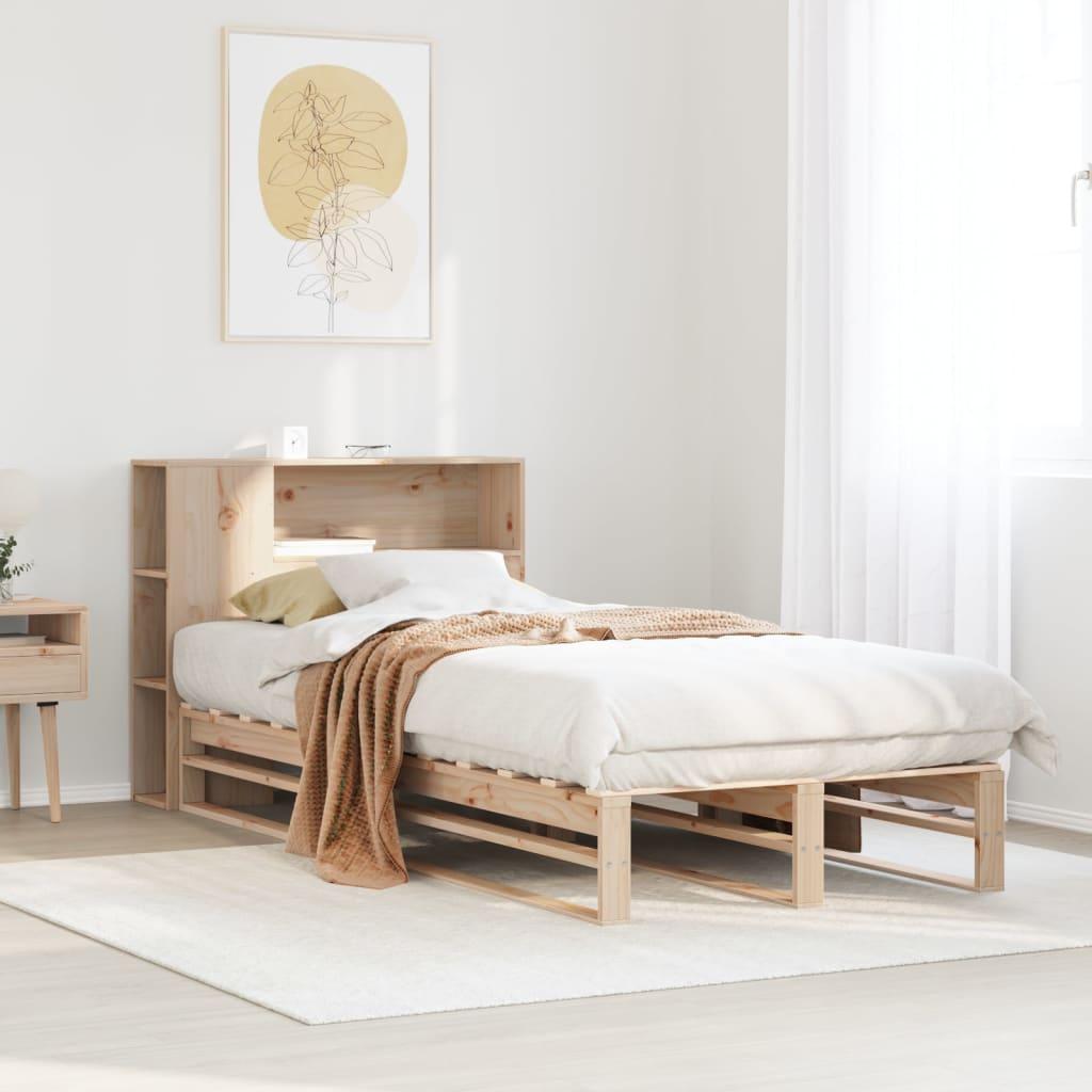 Seng Med Reol Uden Madras 100x200 Cm Massivt Træ
