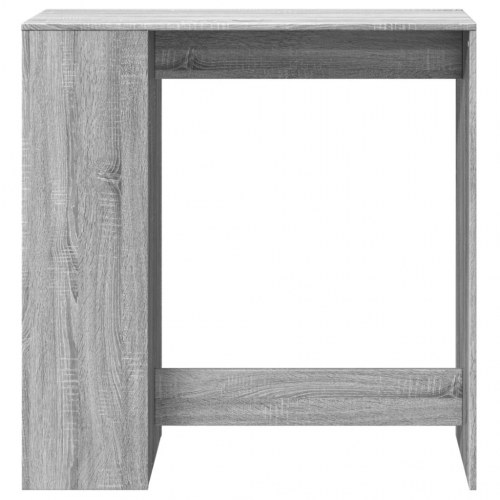 Barbord med opbevaring 101 x 40 x 103,5 cm - grå sonoma-eg