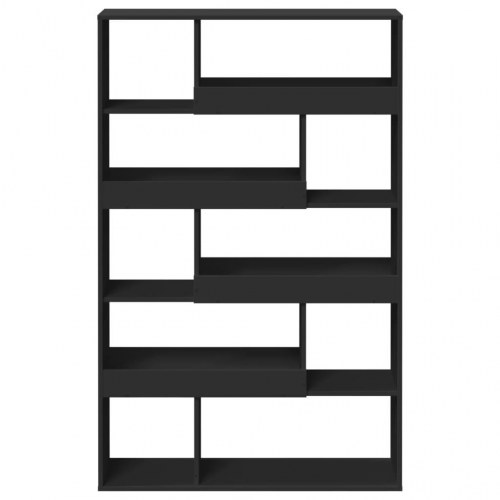 Rumdeler med 10 hylder - sort, 100 x 33 x 156,5 cm