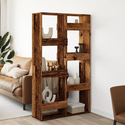 Rumdeler 100x33x175 cm konstrueret træ antikt træ
