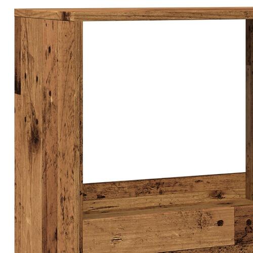 Rumdeler 100x33x175 cm konstrueret træ antikt træ