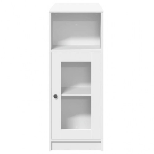 Barbord med opbevaring 101 x 40 x 103,5 cm - hvid