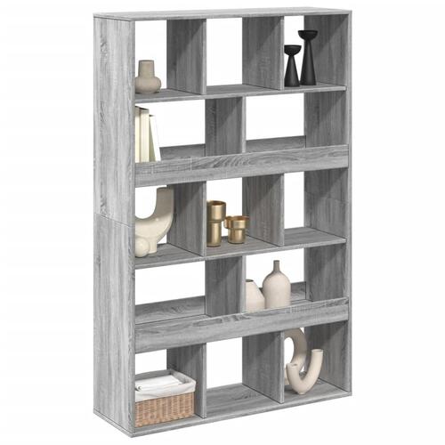 Rumdeler 100x33x156,5 cm konstrueret træ grå sonoma-eg