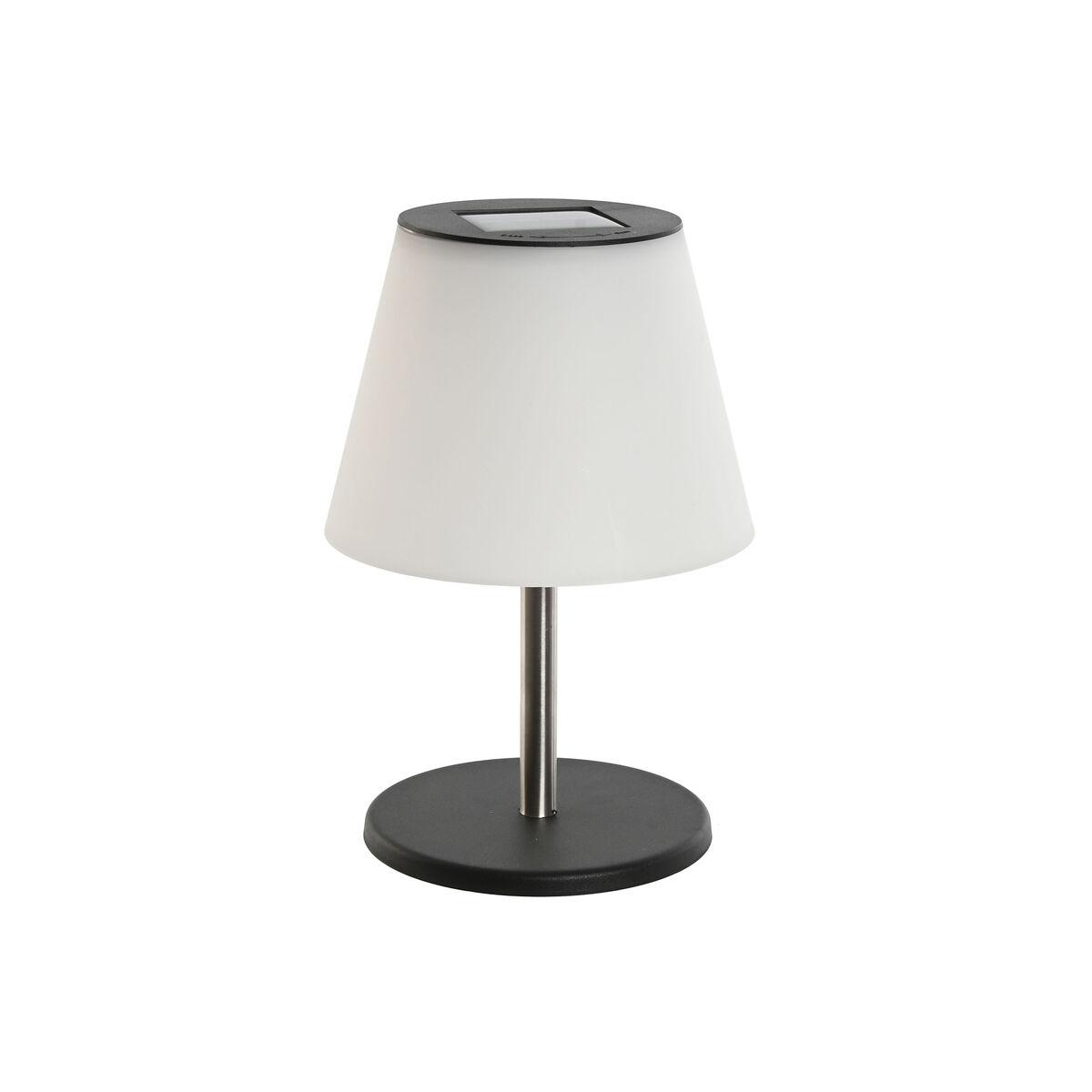 Bordlampe Home Esprit Hvid Sort Pvc Rustfrit Stål Aluminium 18 X 18 X 26 5 Cm
