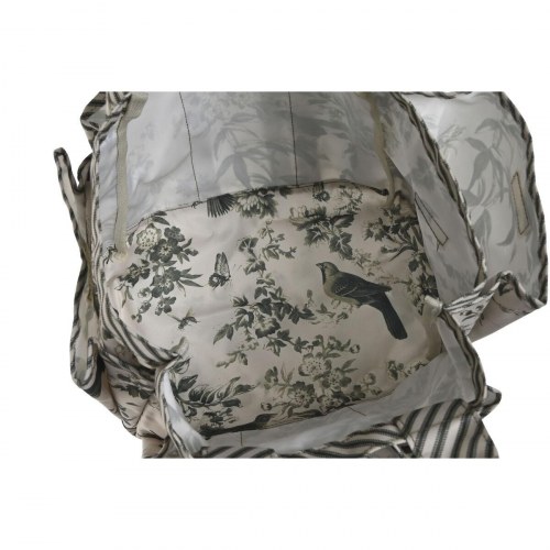 Værktøjsholder - havekurv, grøn/beige, 47 × 18 × 27 cm