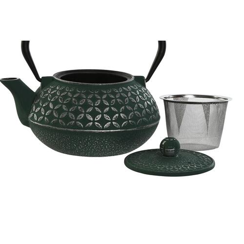 Tekande Home ESPRIT Sort Grøn Rustfrit stål Jern 900 ml