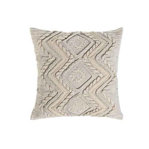 Pude Home ESPRIT Hvid Boho 45 x 45 cm