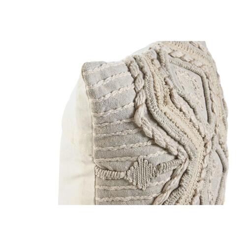 Pude Home ESPRIT Hvid Boho 45 x 45 cm