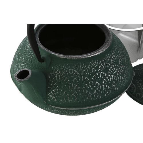 Tekande Home ESPRIT Sort Grøn Rustfrit stål Jern 800 ml