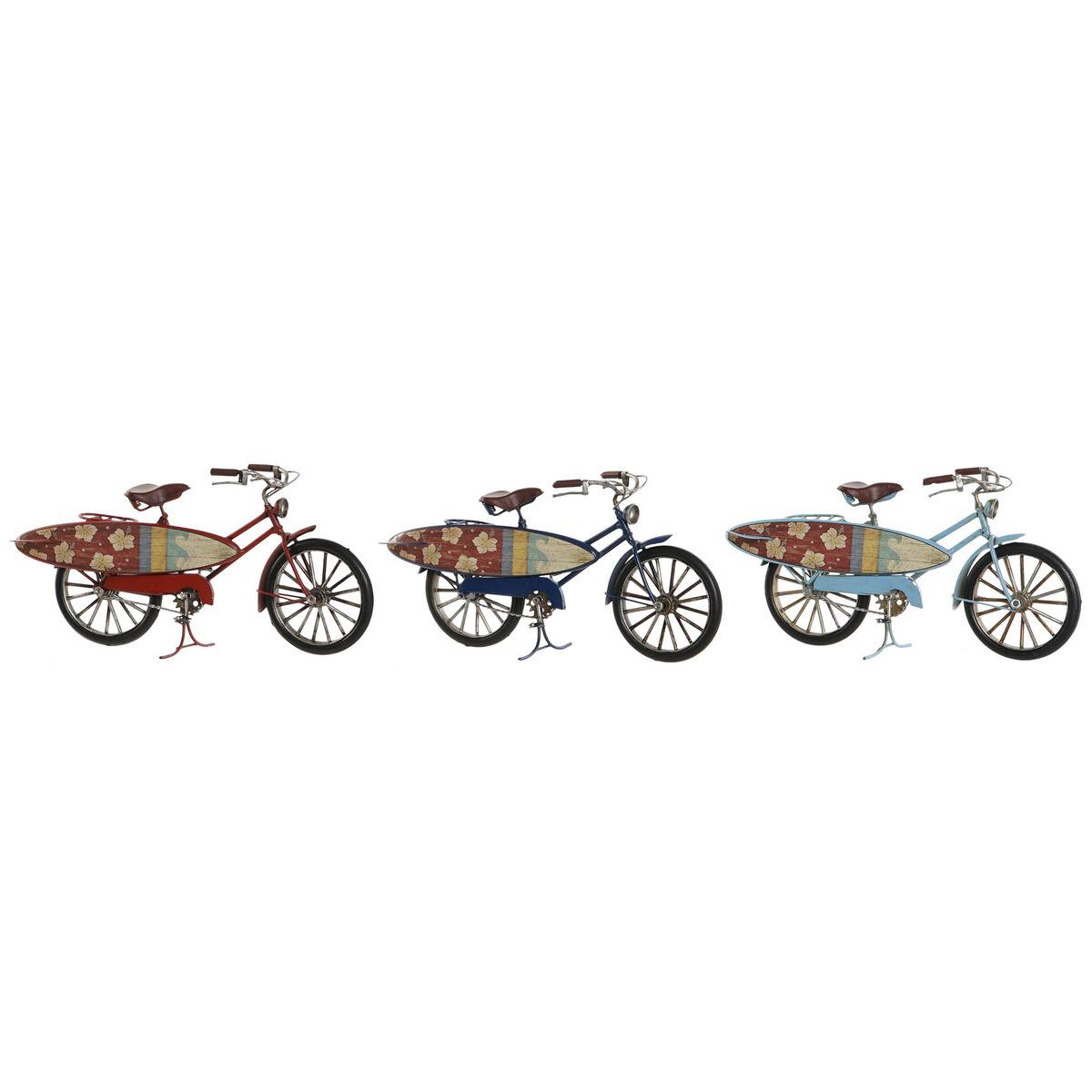 Dekorativ Figur Home Esprit 27 X 9 5 X 14 5 Cm 3 Enheder Cykel