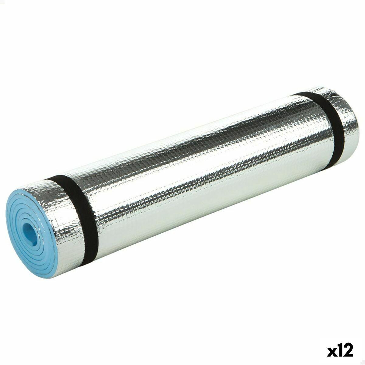 Aktive campingmåtte blå 180 × 50 × 0,6 cm - pakke med 12