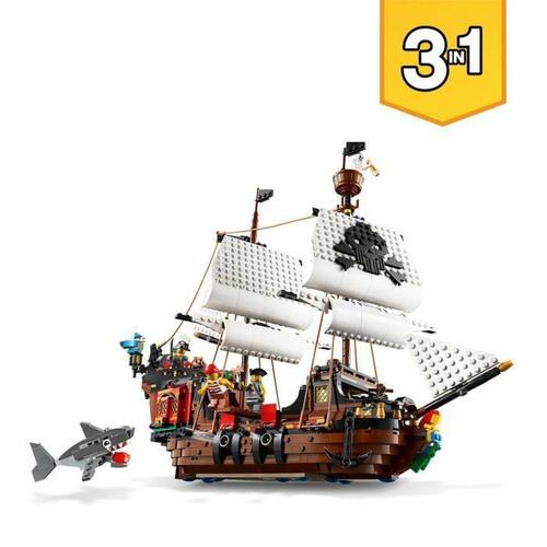 Legetøjssæt med køretøjer Lego Creator 31109 Pirate Ship 3-i-1 1260 Dele