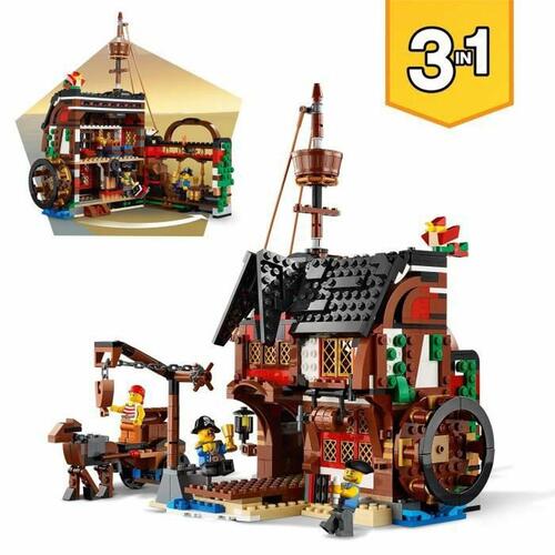 Legetøjssæt med køretøjer Lego Creator 31109 Pirate Ship 3-i-1 1260 Dele