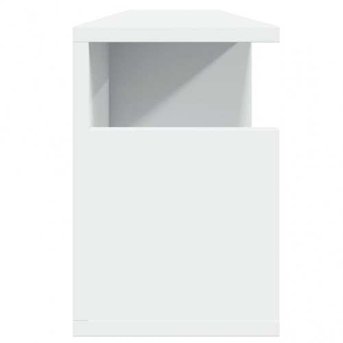 Vægskab 100x20x30 cm konstrueret træ hvid