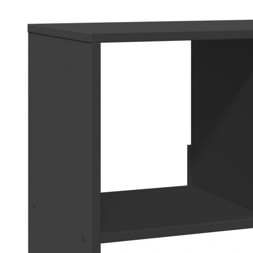 Bogreol 100x33x187,5 cm konstrueret træ sort