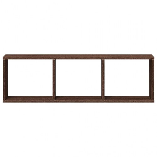 Vægskab 100×16×30 cm i konstrueret træ - brun egetræsfarve