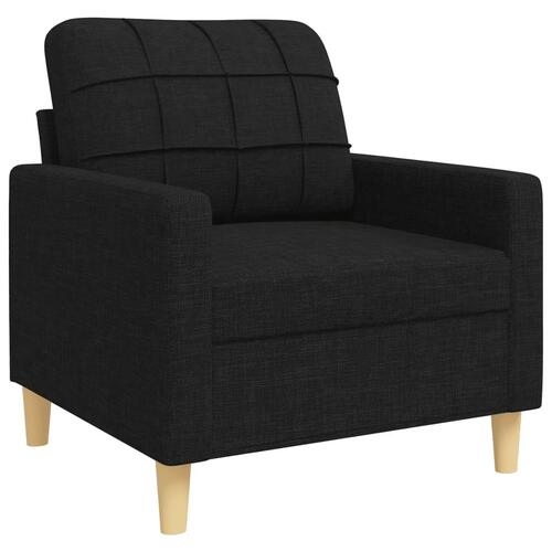 3 personers sofa stof sort