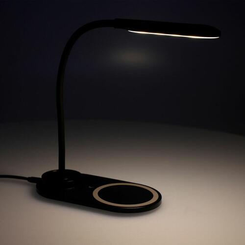 LED-lampe med trådløs oplader til smartphones KSIX BXCQILAMP01