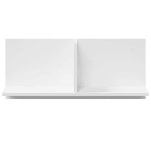 Vægskab 70 x 16,5 x 30 cm i konstrueret træ - hvid